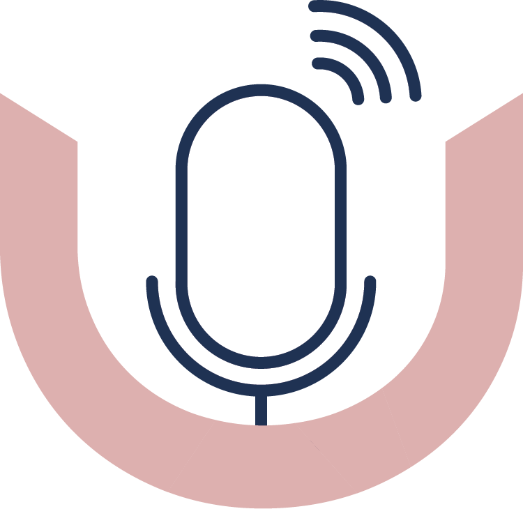 Icon of a podcast microphone