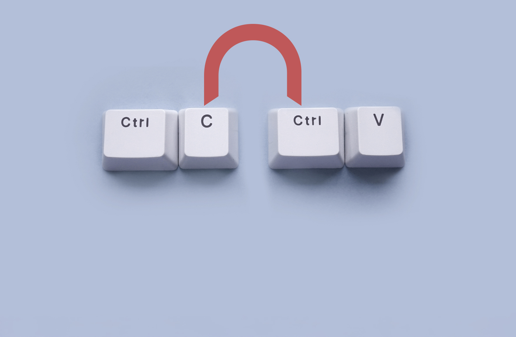 Copy and paste keys from a keyboard